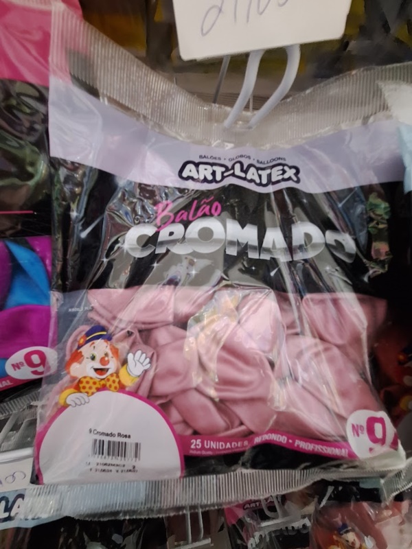 BAL�O 9  C/25 CROMADO ROSA